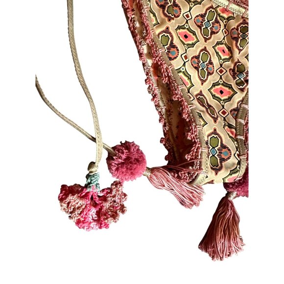 Anjuna Reversible Bikini Carina Mix Fiore Rosa Floral Medium Made In Italy $438 - Picture 7 of 12